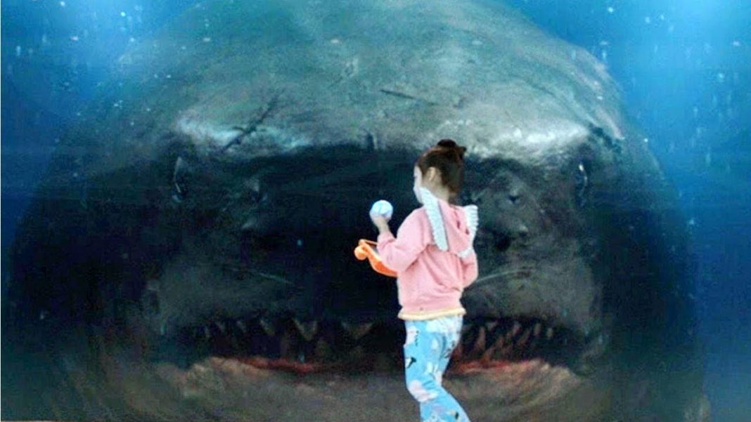 megalodon meg scene
